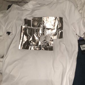 TRUE RELIGION BUDDHA FOIL PANE SS TEE